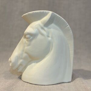 Large Vintage Horse Head Sculpture